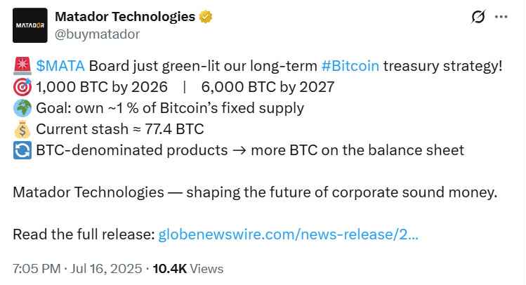 منبع: Matador Technologies
