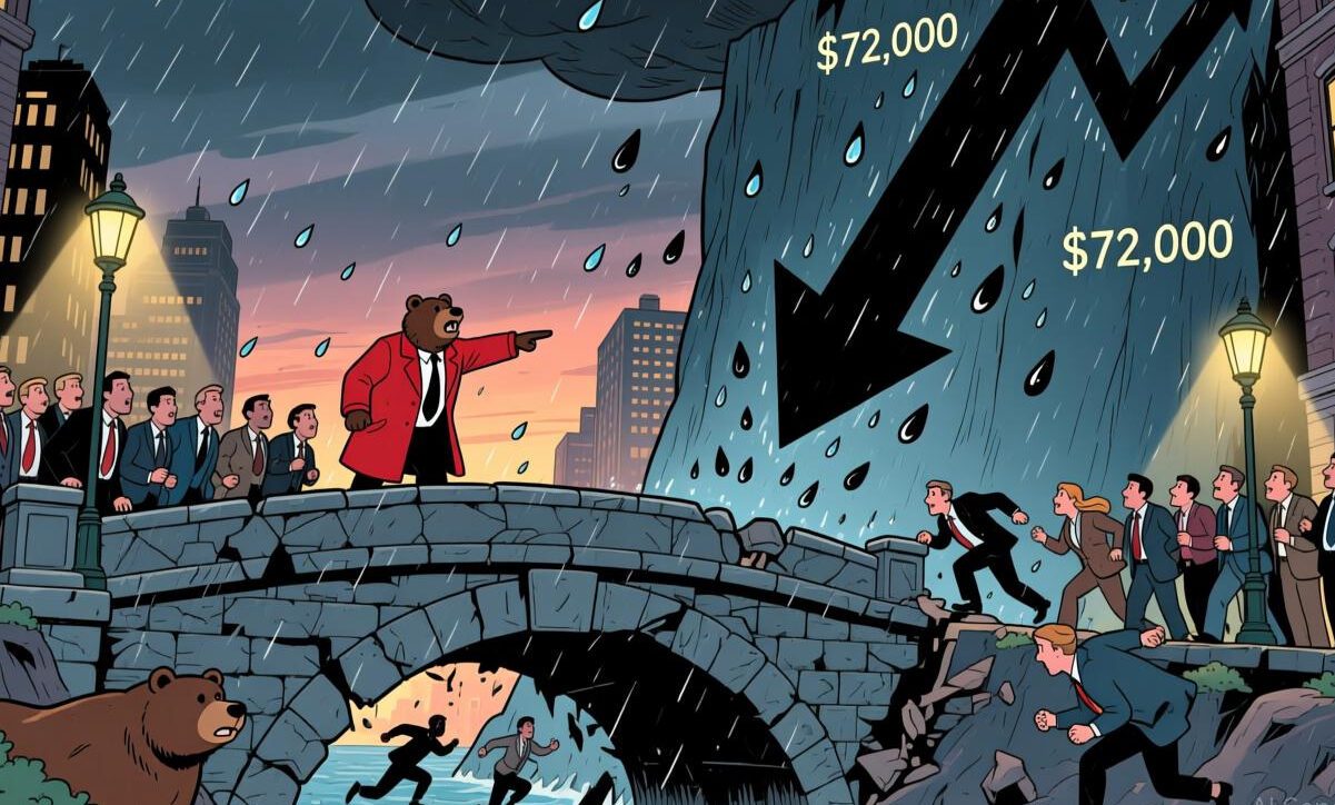 سیگنال بازگشت V شکل بیت کوین؛ هدف بعدی ۷۲ هزار دلار؟