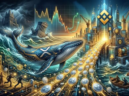 در بحبوحه افزایش فعالیت نهنگ‌ها ۱.۶ میلیارد ریپل به بایننس منتقل شد