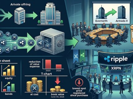 ریپل به نزدک میآید: اورنورث با خزانهای شامل ۴۷۳ میلیون XRP رأی مهمی را پشت سر گذاشت