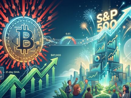 بیت کوین در مسیر آهسته بهسوی ۸۷ هزار دلار؛ سهام آمریکا رکوردهای تازهای ثبت کردند